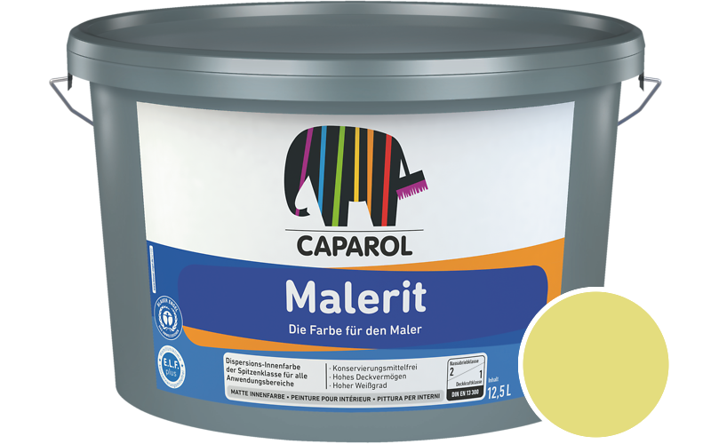 Caparol Malerit 5L Innenfarbe / Getnt im Farbton Mai 90