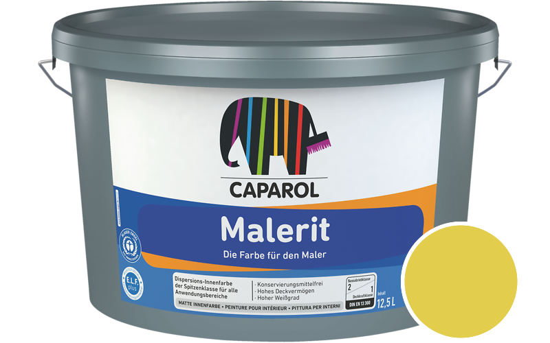 Caparol Malerit 5L Innenfarbe / Getnt im Farbton Melisse 105