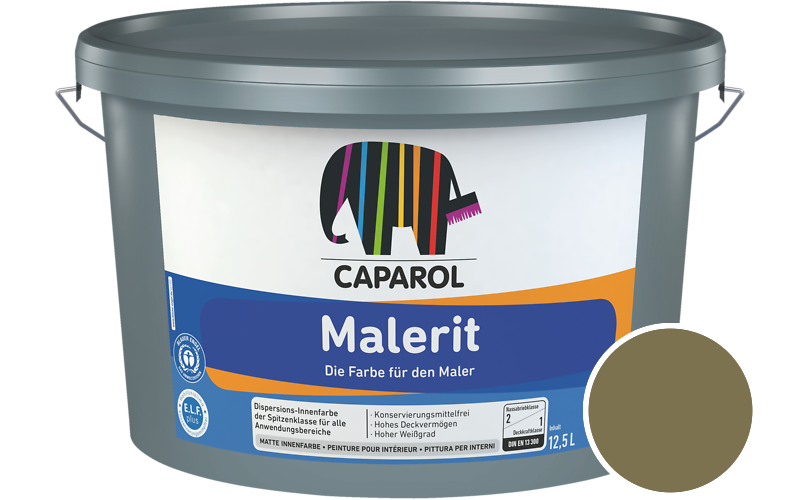 Caparol Malerit 5L Innenfarbe / Getnt im Farbton Melisse 65