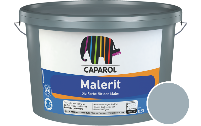 Caparol Malerit 5L Innenfarbe / Getnt im Farbton Pacific 70