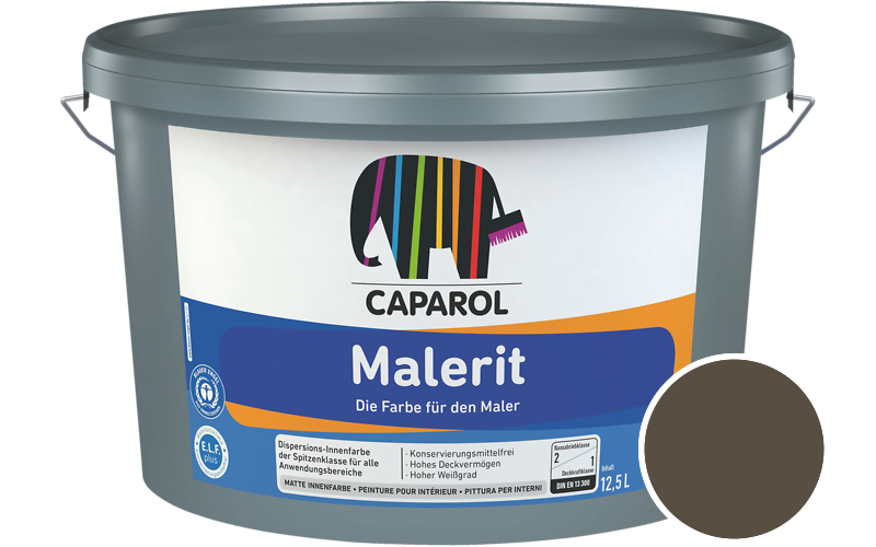 Caparol Malerit 2,5L Innenfarbe / Getnt im Farbton Palazzo 125