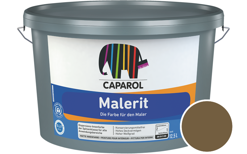 Caparol Malerit 2,5L Innenfarbe / Getnt im Farbton Palazzo 185