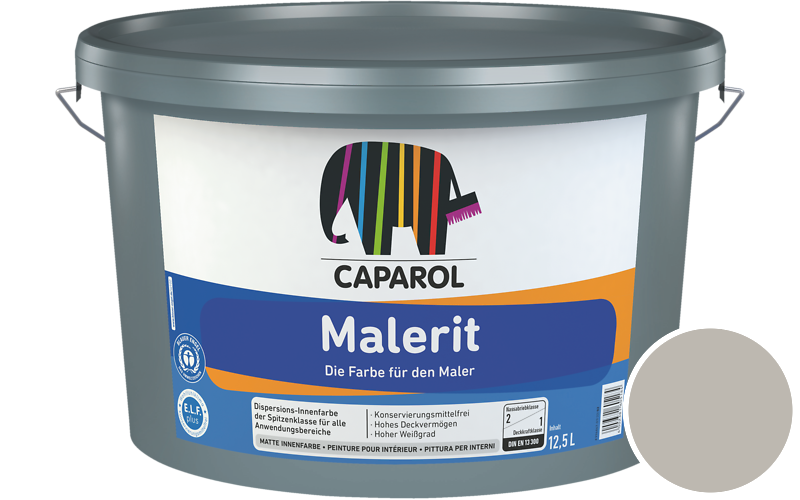 Caparol Malerit 1,25L Innenfarbe / Get�nt im Farbton Palazzo 45
