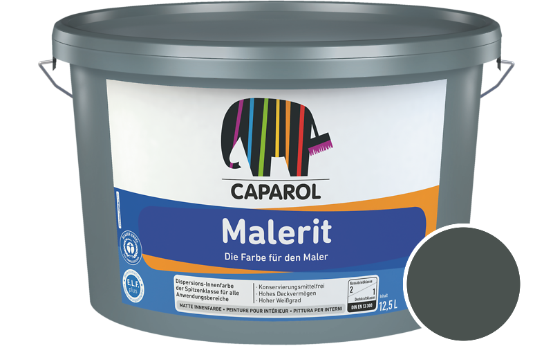 Caparol Malerit 7,5L Innenfarbe / Getnt im Farbton Patina 35