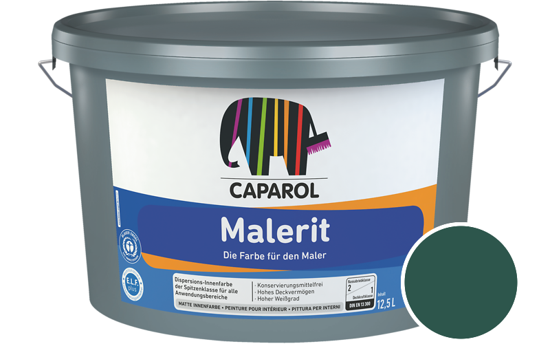 Caparol Malerit 5L Innenfarbe / Getnt im Farbton Patina 65