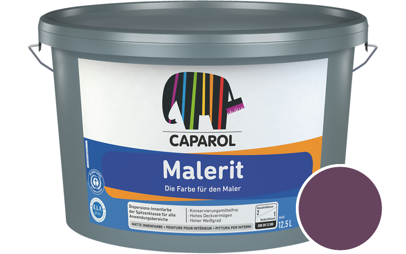Caparol Malerit 5L Innenfarbe / Getnt im Farbton Pink 25