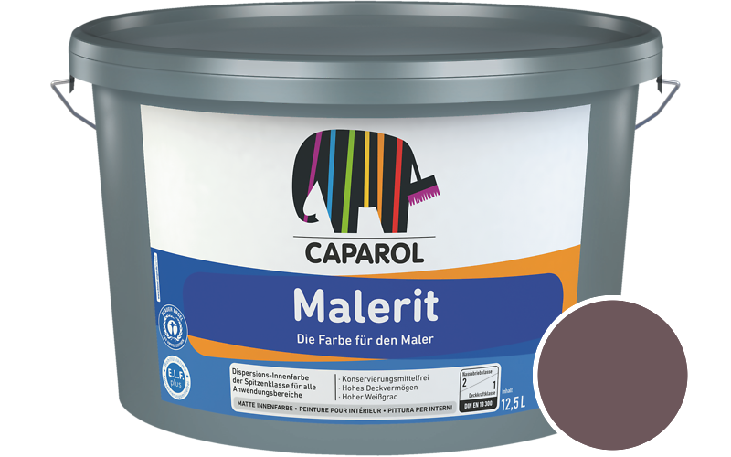 Caparol Malerit 5L Innenfarbe / Getnt im Farbton Rose 65