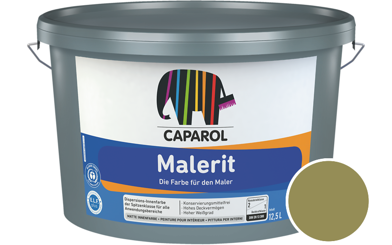 Caparol Malerit 2,5L Innenfarbe / Getnt im Farbton Tundra 105