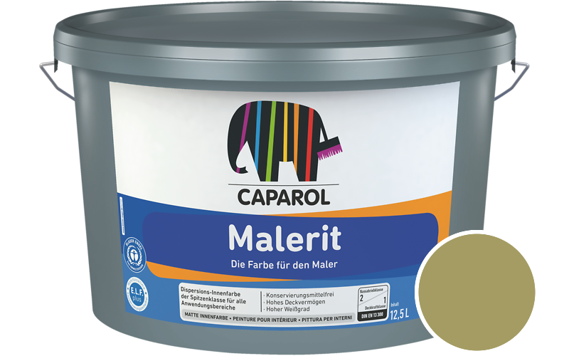 Caparol Malerit 2,5L Innenfarbe / Getnt im Farbton Tundra 110