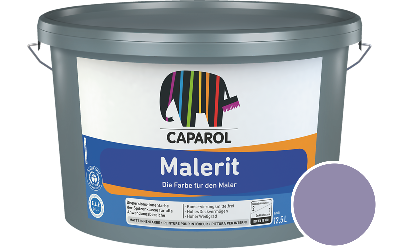 Caparol Malerit 7,5L Innenfarbe / Getnt im Farbton Velvet 105