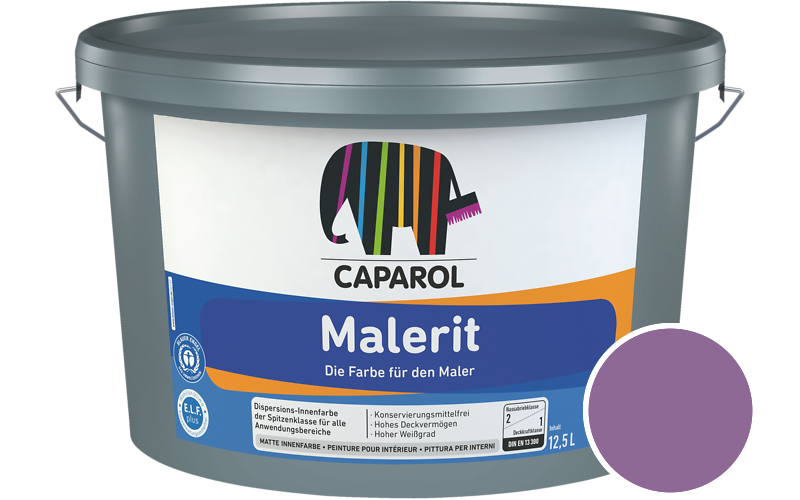 Caparol Malerit 12,5L Innenfarbe / Getnt im Farbton Viola 105