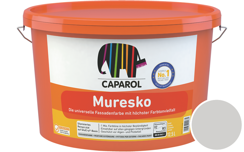 Caparol Muresko 12,5L Fassadenfarbe / Get�nt im Farbton Granit 55