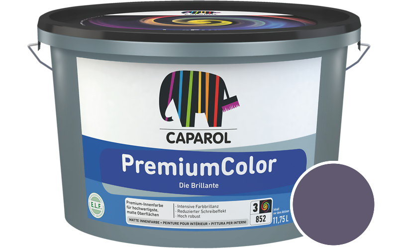 Caparol PremiumColor 7,5L Innenfarbe / Getnt im Farbton Amethyst 100