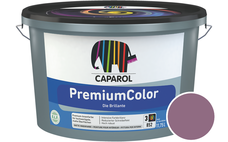 Caparol PremiumColor 7,5L Innenfarbe / Getnt im Farbton Clematis 80