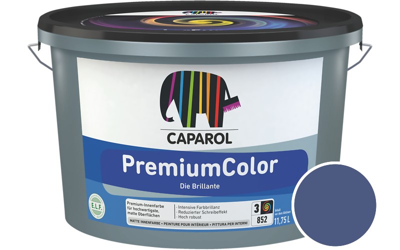 Caparol PremiumColor 5L Innenfarbe / Getnt im Farbton Diva 10