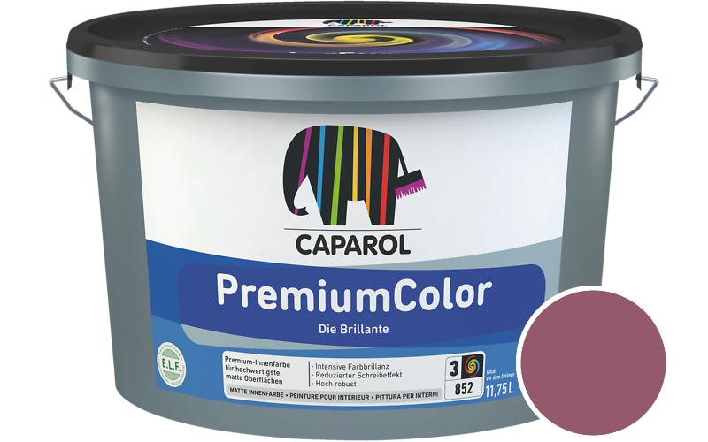 Caparol PremiumColor 5L Innenfarbe / Getnt im Farbton Flamenco 130