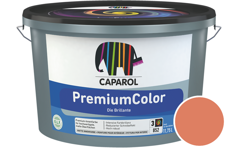 Caparol PremiumColor 7,5L Innenfarbe / Get�nt im Farbton Lachs 115