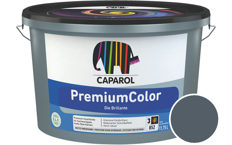 Caparol PremiumColor 7,5L Innenfarbe / Getnt im Farbton Lago 10