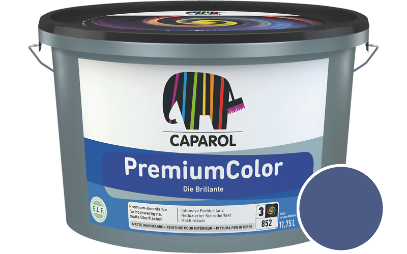 Caparol PremiumColor 7,5L Innenfarbe / Getnt im Farbton Lavendel 165