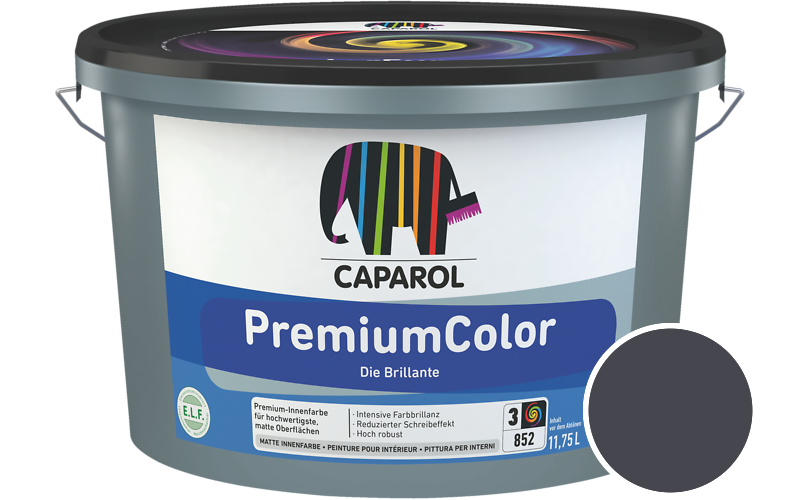 Caparol PremiumColor 2,5L Innenfarbe / Getnt im Farbton Lavendel 35