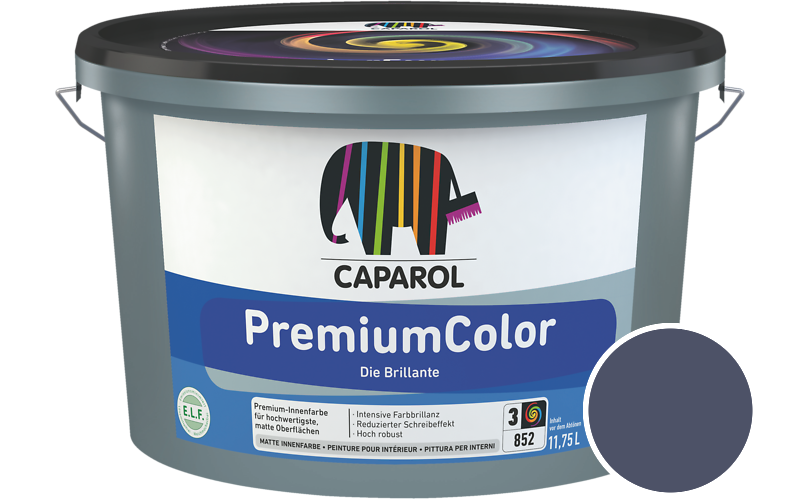 Caparol PremiumColor 5L Innenfarbe / Getnt im Farbton Lavendel 65