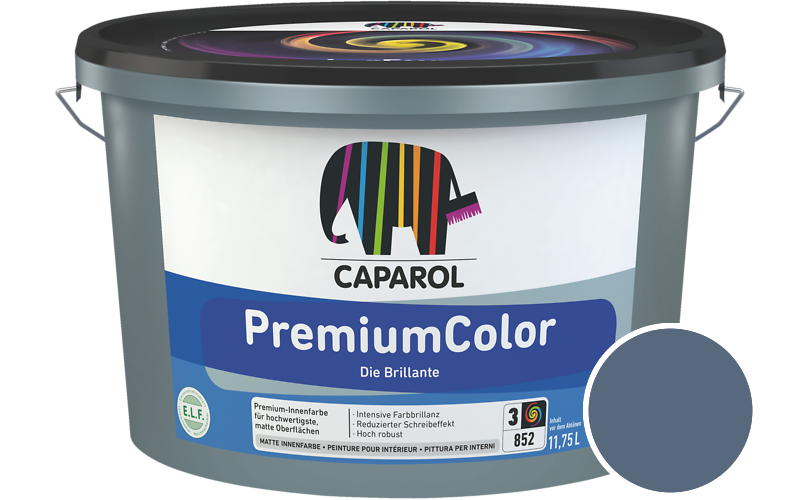 Caparol PremiumColor 2,5L Innenfarbe / Getnt im Farbton Lazur 100
