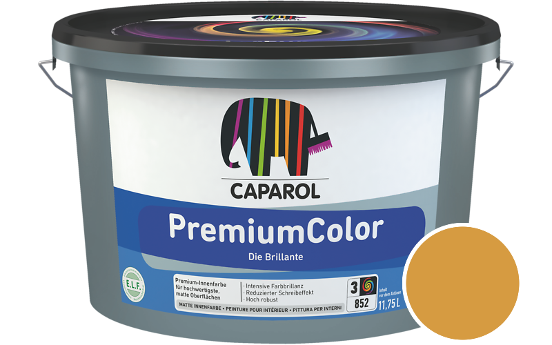 Caparol PremiumColor 7,5L Innenfarbe / Getnt im Farbton Marill 95