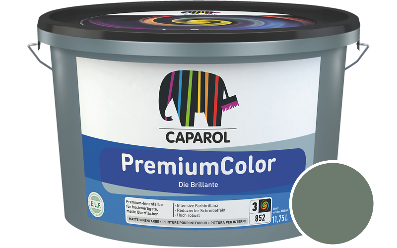 Caparol PremiumColor 2,5L Innenfarbe / Getnt im Farbton Mint 35