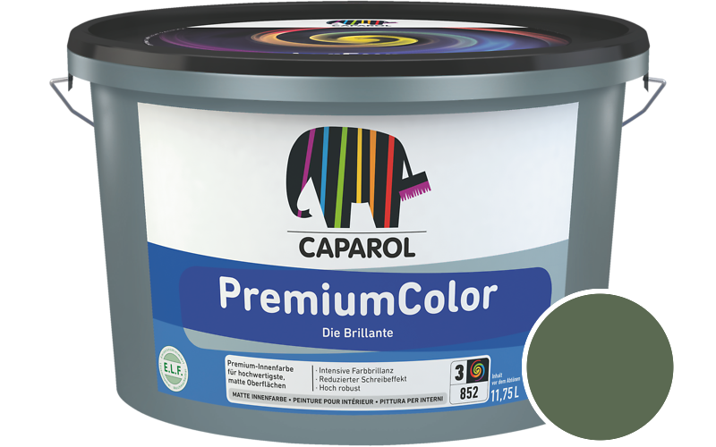 Caparol PremiumColor 7,5L Innenfarbe / Get�nt im Farbton Oase 70