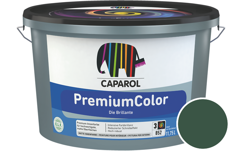 Caparol PremiumColor 7,5L Innenfarbe / Getnt im Farbton Palm 35