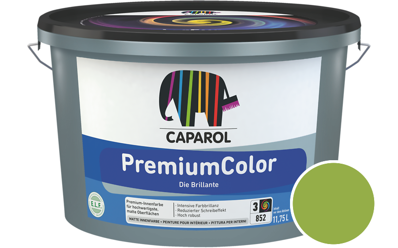 Caparol PremiumColor 7,5L Innenfarbe / Getnt im Farbton Pinie 100