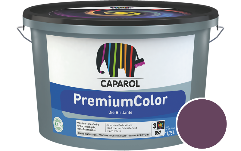 Caparol PremiumColor 12,5L Innenfarbe / Getnt im Farbton Pink 25
