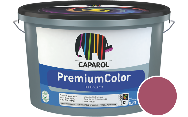 Caparol PremiumColor 7,5L Innenfarbe / Getnt im Farbton Rose 100