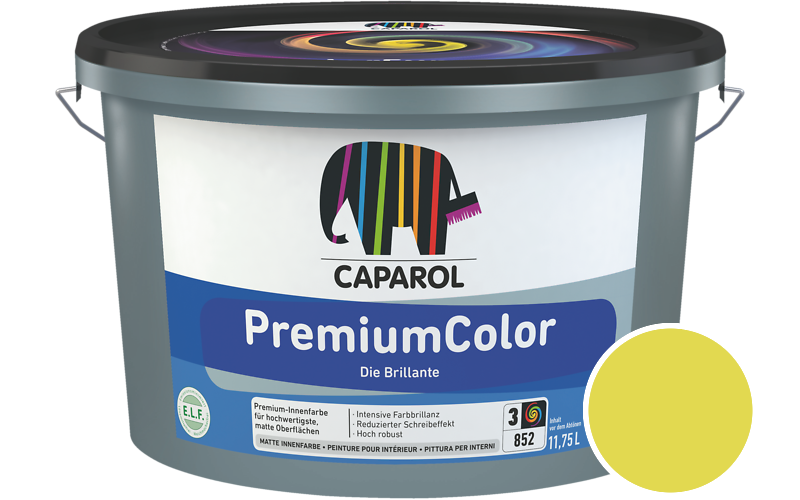Caparol PremiumColor 2,5L Innenfarbe / Getnt im Farbton Tundra 140