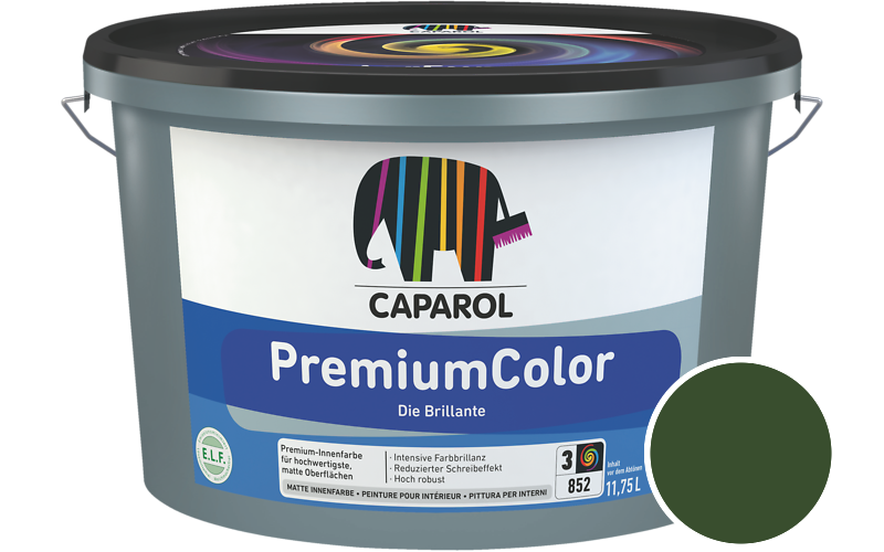 Caparol PremiumColor 7,5L Innenfarbe / Getnt im Farbton Verdo 5