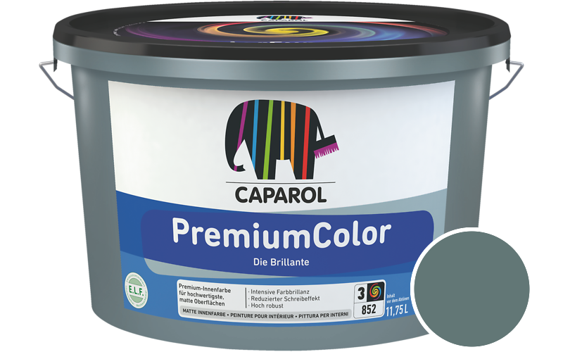 Caparol PremiumColor 2,5L Innenfarbe / Getnt im Farbton Verona 70