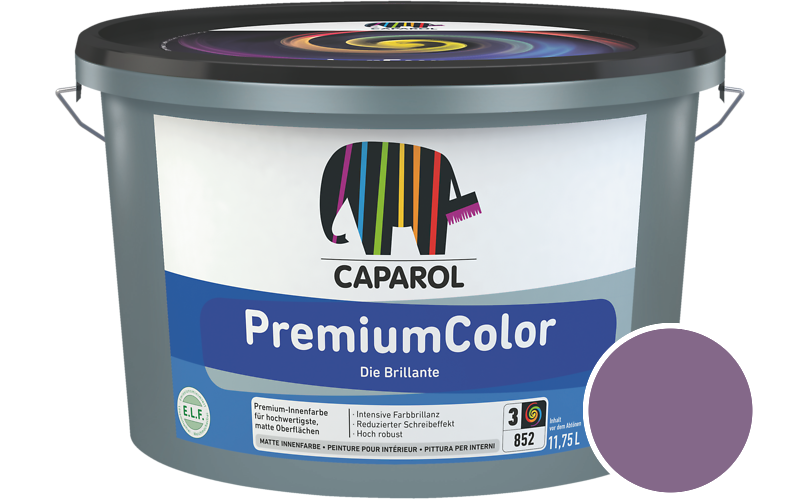 Caparol PremiumColor 7,5L Innenfarbe / Getnt im Farbton Viola 110