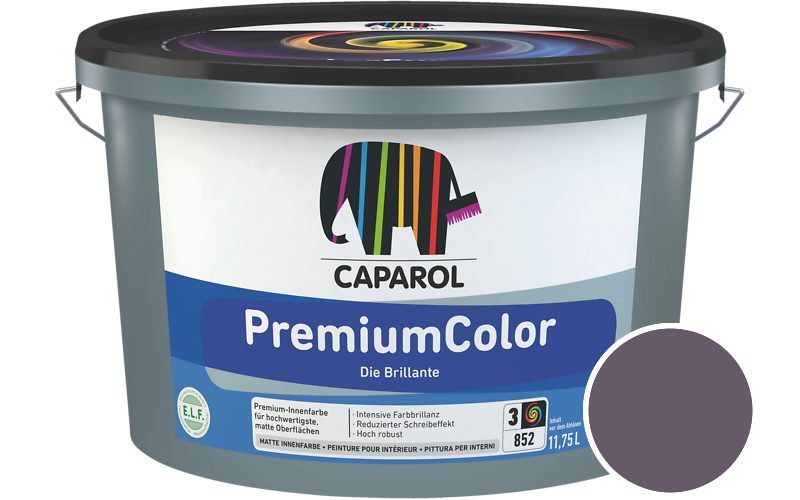 Caparol PremiumColor 7,5L Innenfarbe / Getnt im Farbton Viola 35