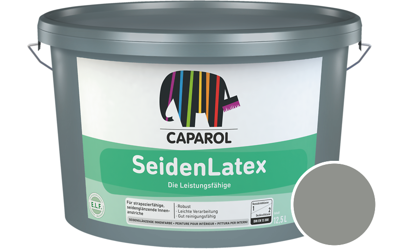 Caparol SeidenLatex 7,5L Latexfarbe / Getnt im Farbton Agave 10