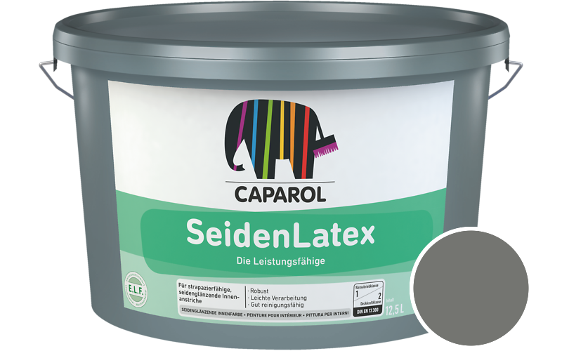 Caparol SeidenLatex 7,5L Latexfarbe / Getnt im Farbton Agave 5