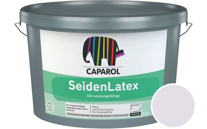 Caparol SeidenLatex 5L Latexfarbe / Get�nt im Farbton Amethyst 120