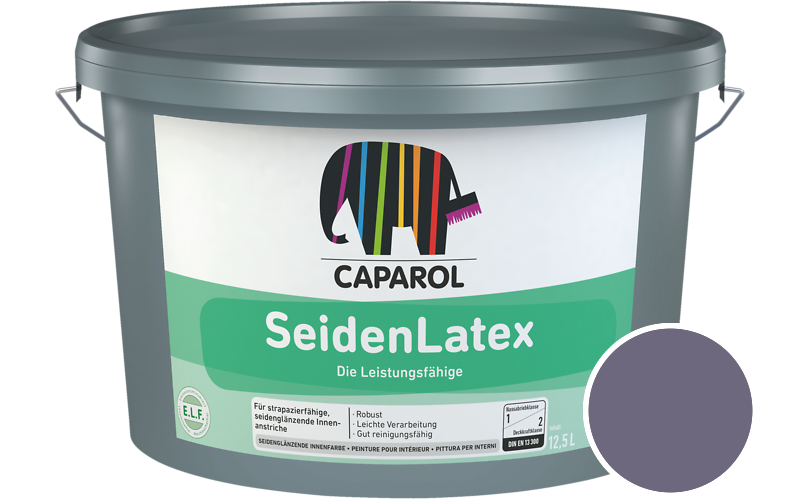 Caparol SeidenLatex 7,5L Latexfarbe / Getnt im Farbton Amethyst 75