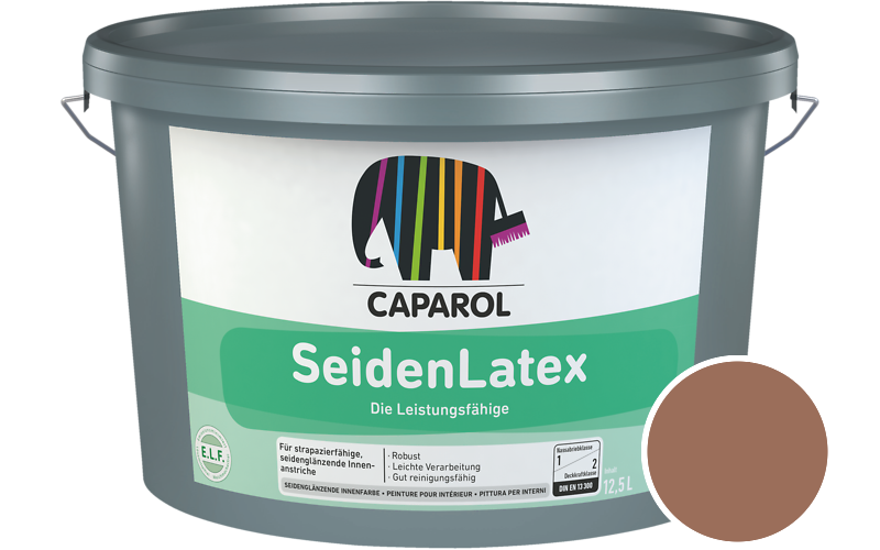 Caparol SeidenLatex 7,5L Latexfarbe / Getnt im Farbton Aprico 95