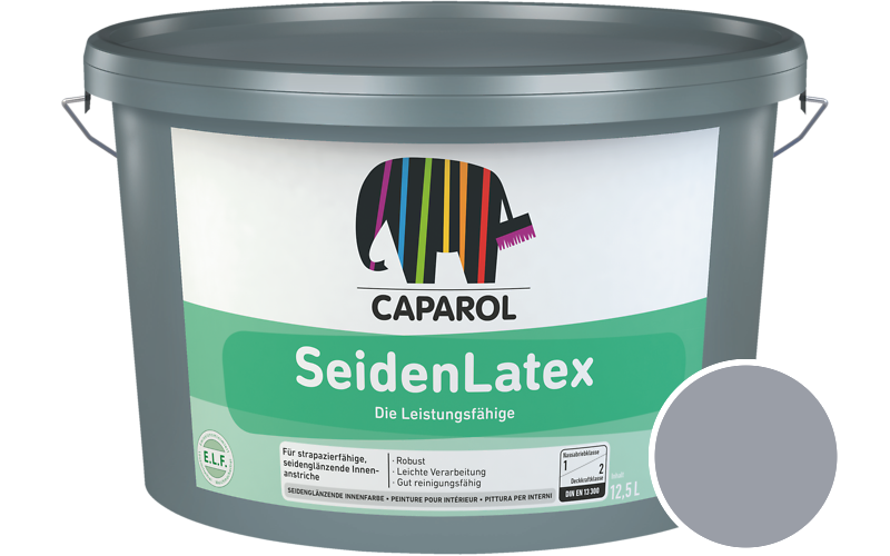 Caparol SeidenLatex 7,5L Latexfarbe / Getnt im Farbton Aquarell 5