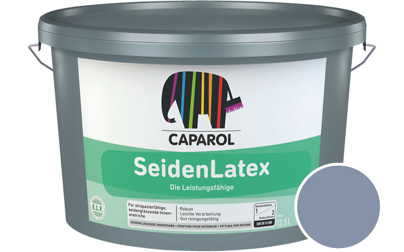 Caparol SeidenLatex 12,5L Latexfarbe / Getnt im Farbton Astra 70