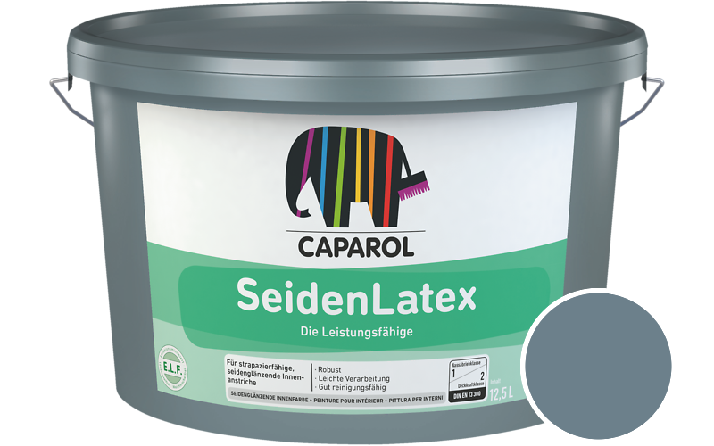Caparol SeidenLatex 12,5L Latexfarbe / Getnt im Farbton Atlantis 12