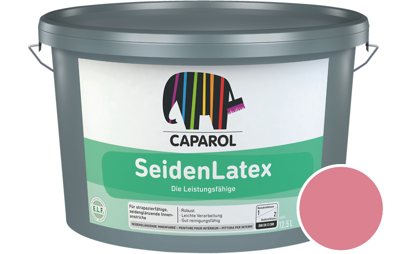 Caparol SeidenLatex 5L Latexfarbe / Get�nt im Farbton Baccara 20