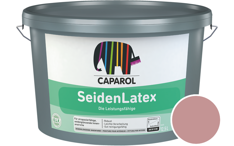 Caparol SeidenLatex 7,5L Latexfarbe / Getnt im Farbton Barolo 110
