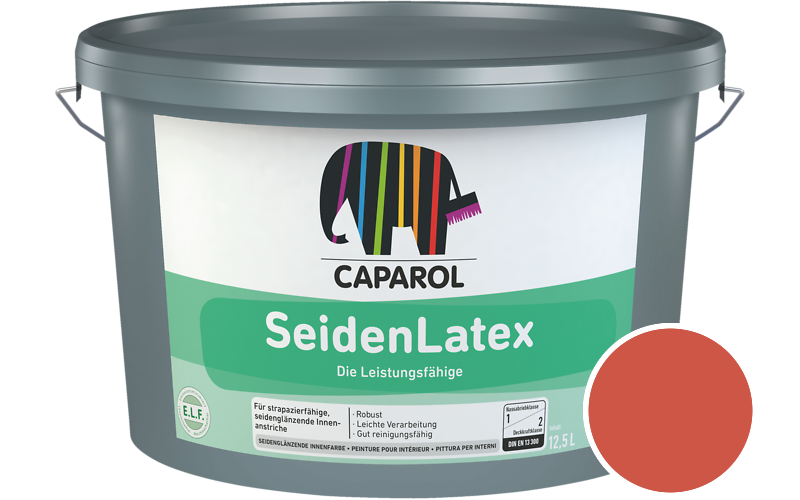 Caparol SeidenLatex 5L Latexfarbe / Getnt im Farbton Cameo 160