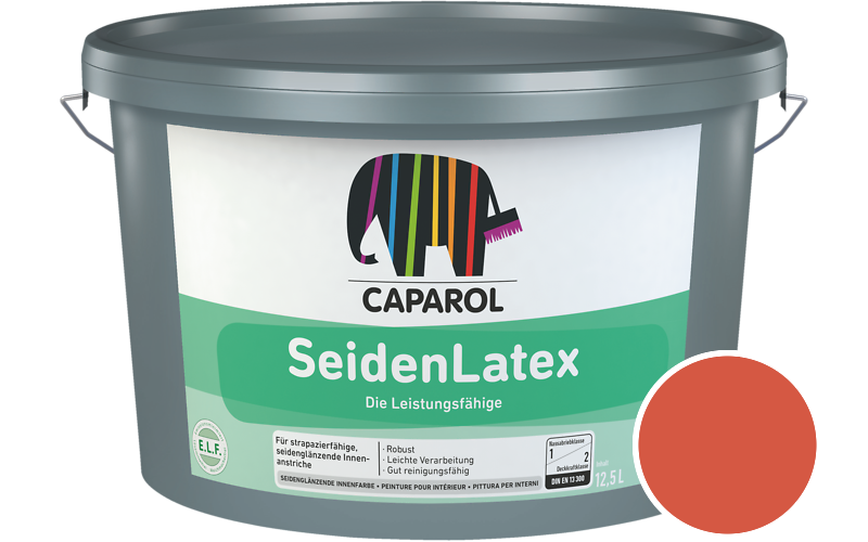 Caparol SeidenLatex 5L Latexfarbe / Getnt im Farbton Cameo 165